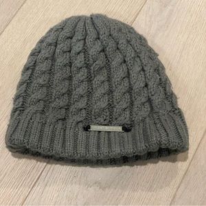 Grey under armour beanie